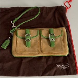 Coach large wristlet